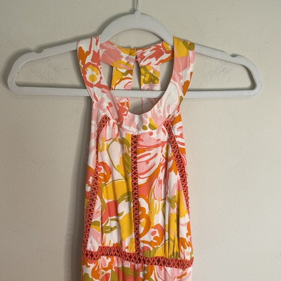 Abel the Label Floral Halter Maxi Dress Size Small - Picture 3 of 6